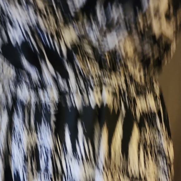 Tela Urban Outfitters V-Neck Black Lace Inset Geometric Moody Dress Sz Medium M - Picture 5 of 11